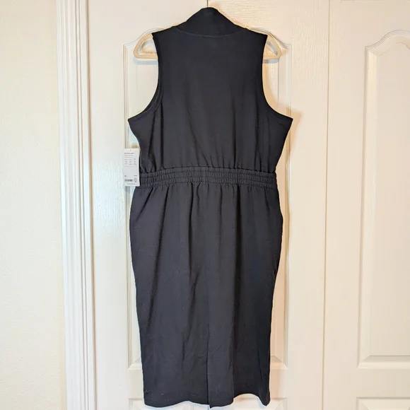 Athleta Black Sleeveless Sheath Dress NWT - Picture 9 of 12